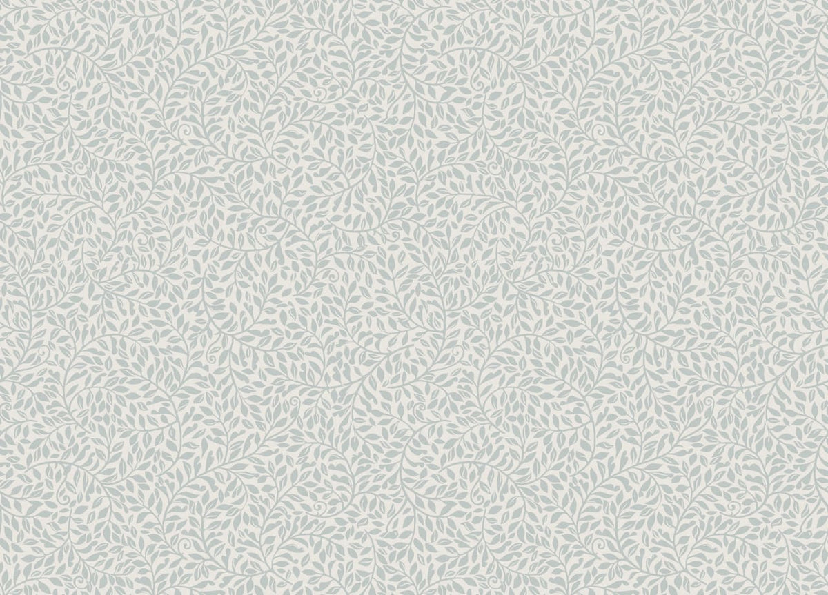 The Leaf Lattice | Misty Blue Luxe
