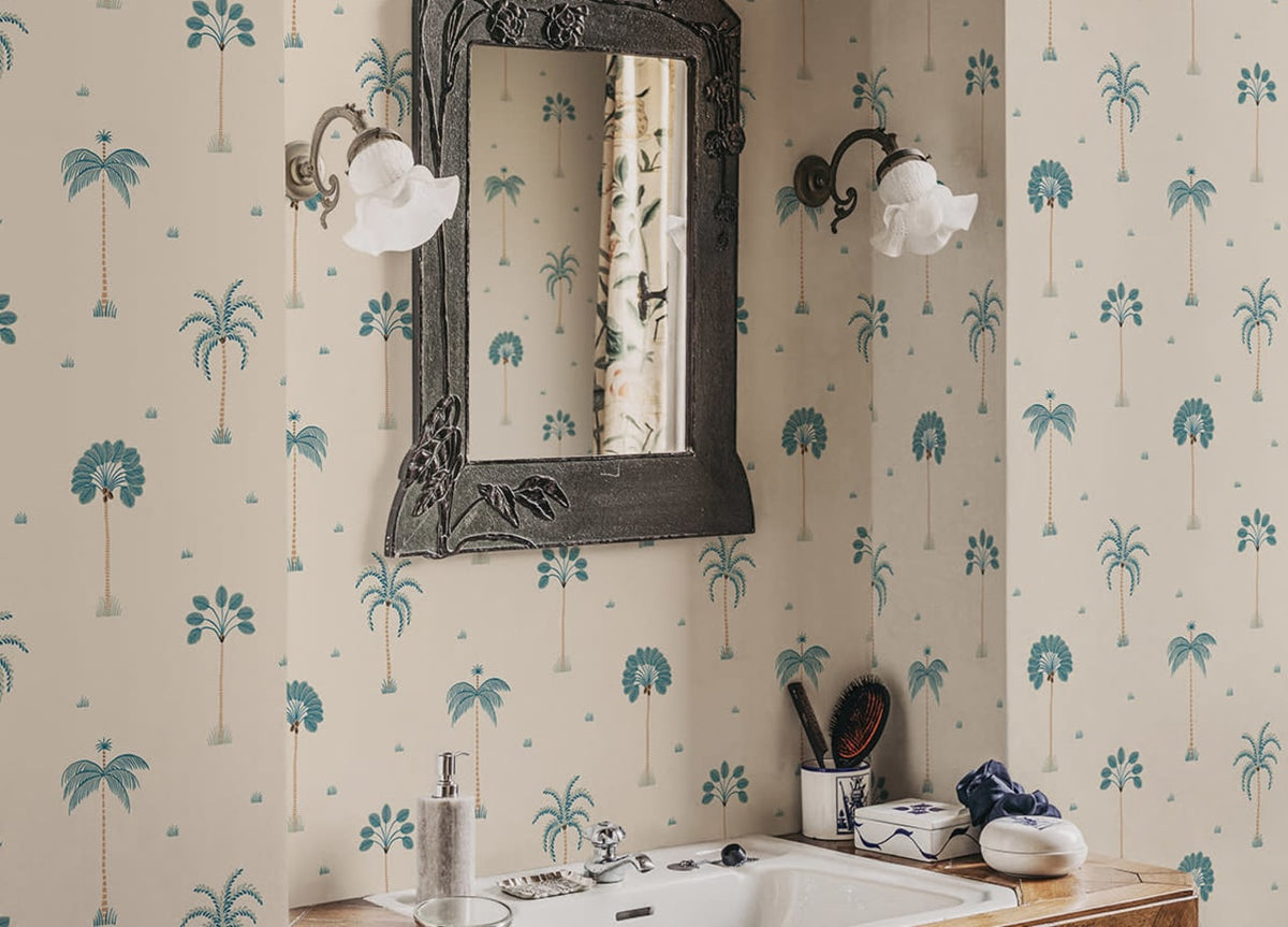 The Palm Needle | Misty Blue Luxe