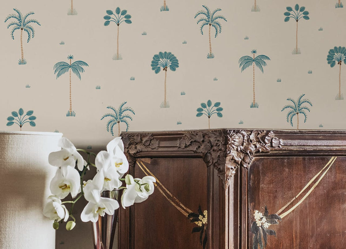 The Palm Needle | Misty Blue Luxe