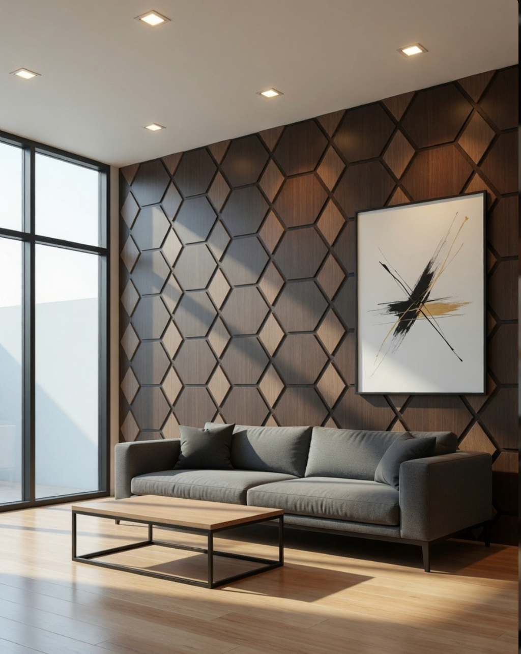 Hexagonal Acoustic Wall Panels