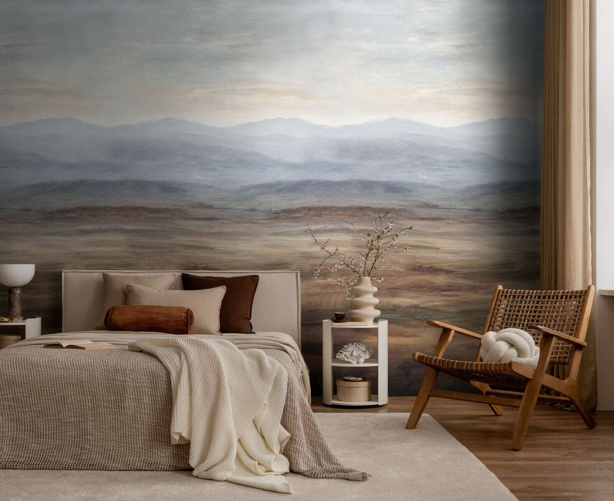 The Harbour Nook | Azure & Earthy Brown Luxe