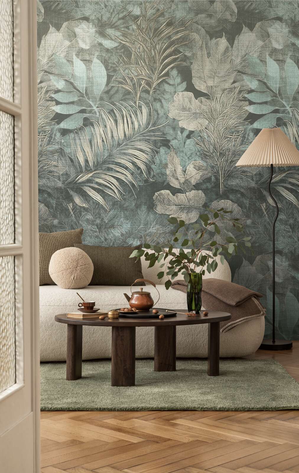 The Lichen Hall | Azure & Cream Luxe