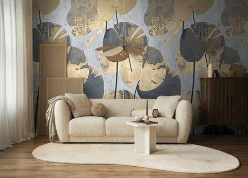 The Lotus Court | Warm Beige & Azure Luxe