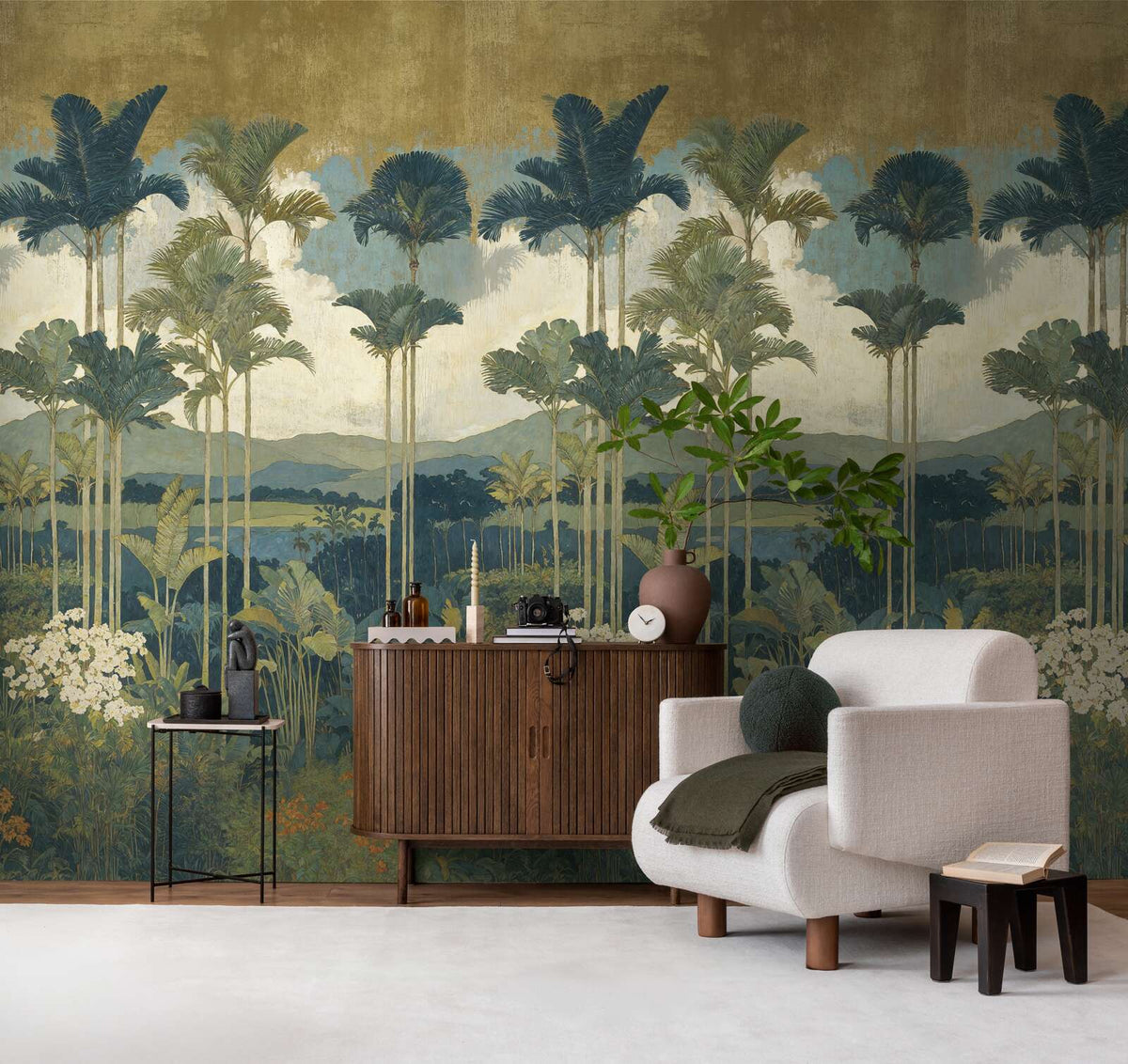 The Basalt Pavilion | Azure & Cream Luxe