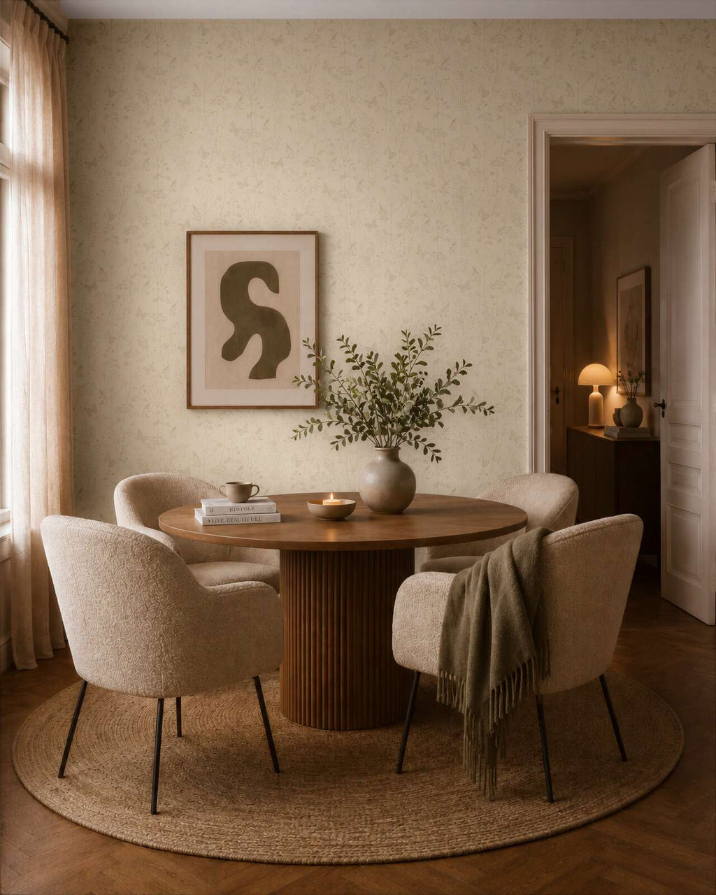 The Sand Cloister | Warm Beige & Earthy Brown Luxe