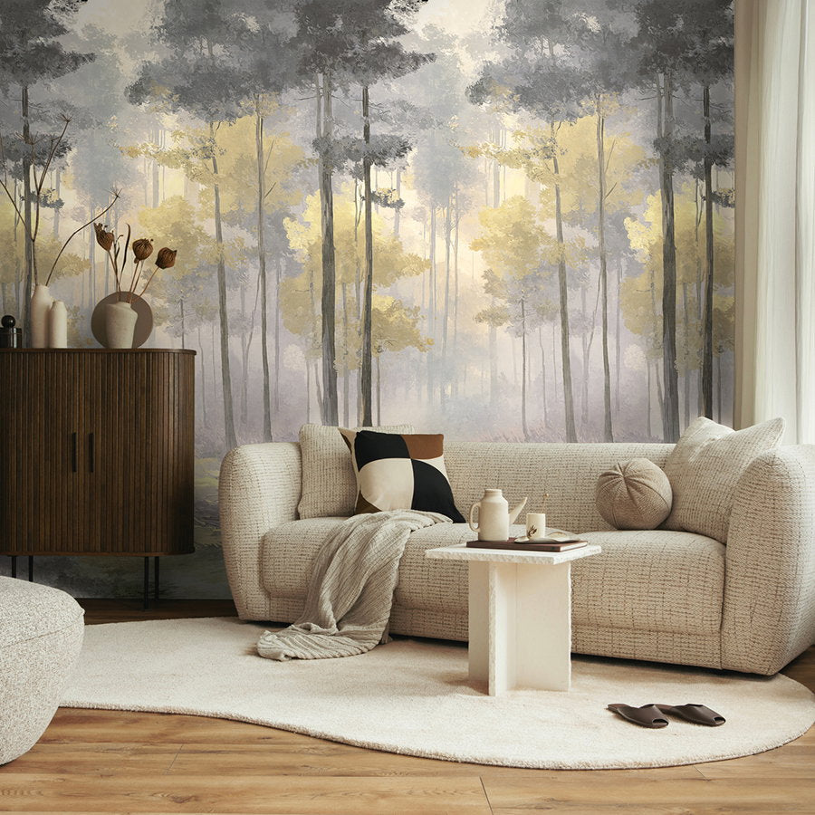 The Mocha Oratory | Smoked Grey & Sun-Kissed Gold Luxe