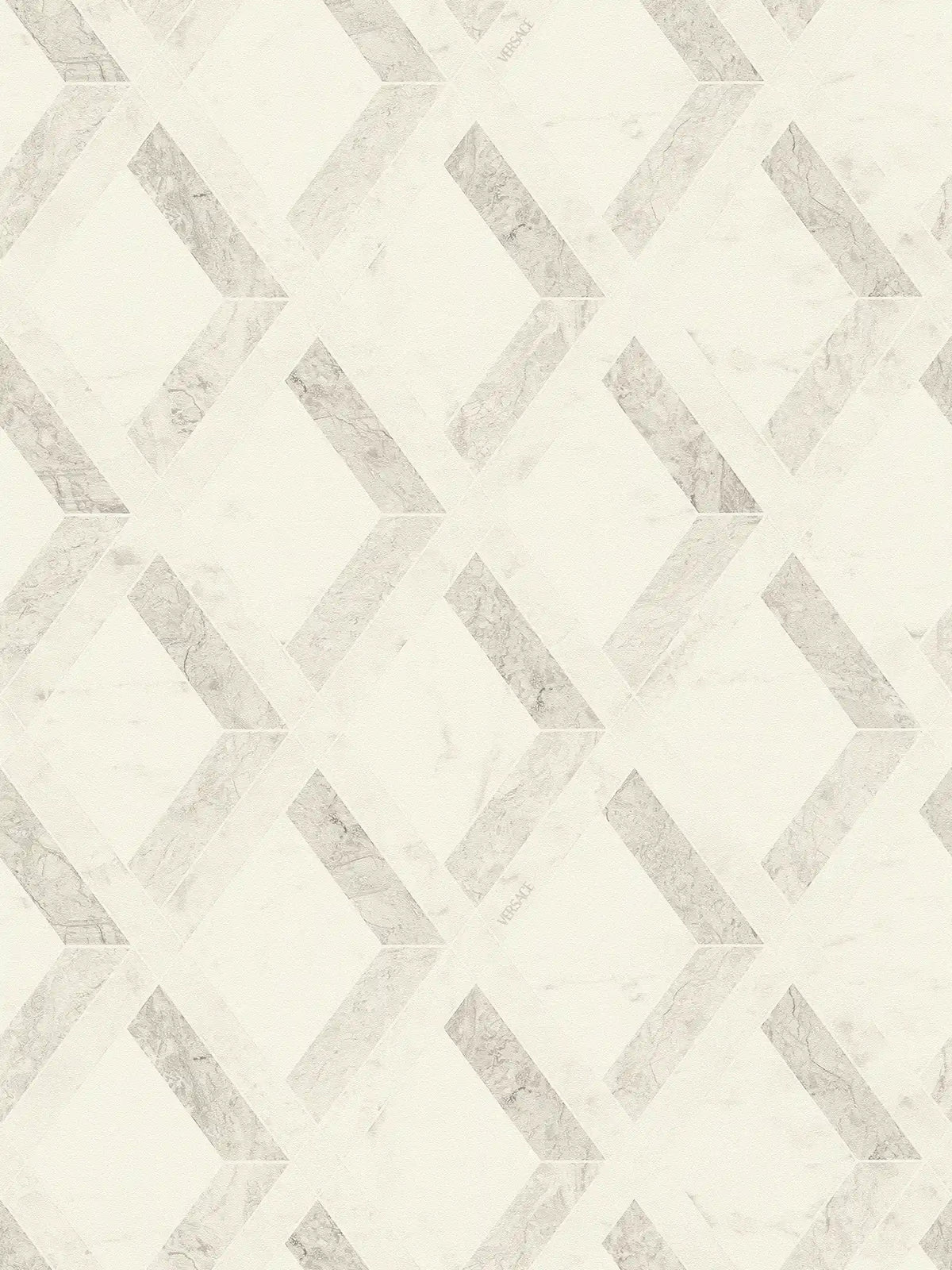 The Marble Lozenge | Cream & Smoked Grey Luxe