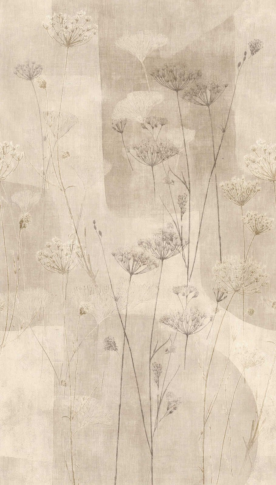 The Botanical Meadow | Warm Beige & Luminous Cream Luxe