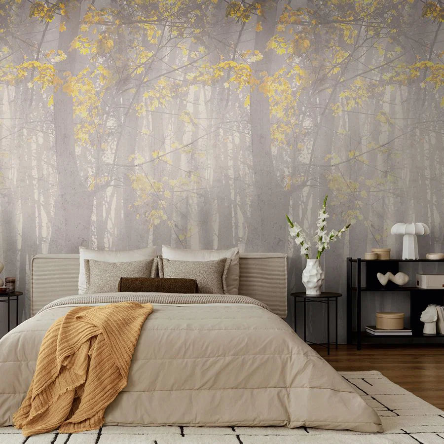 The Autumn Forest | Misty Grey & Sun-Kissed Gold Luxe
