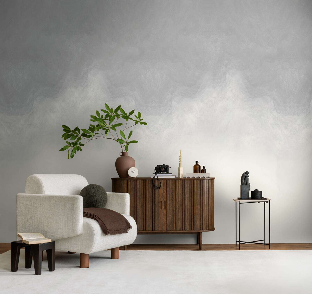 The Lilac Nook | Smoked Grey & Luminous White Luxe