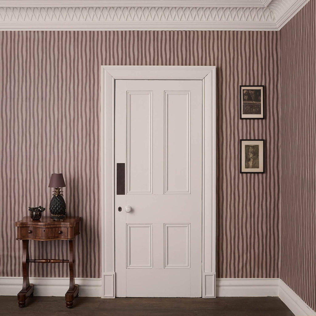 ARTIST'S STRIPE Wallpaper - Carnelian — image 2