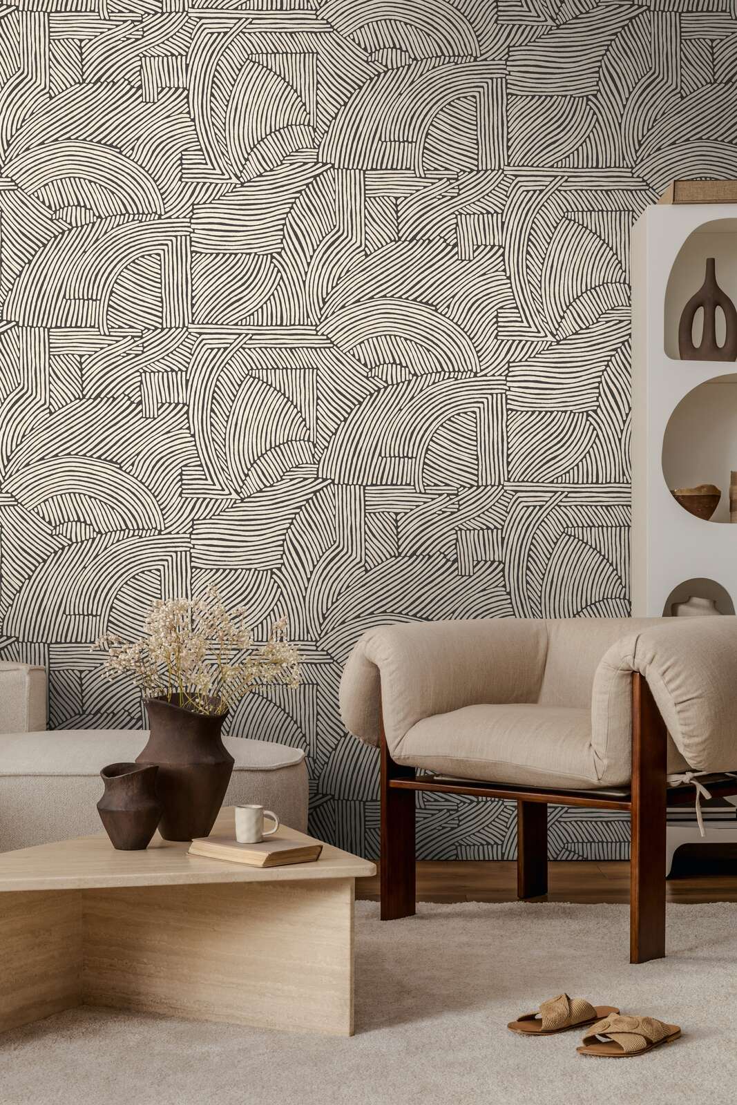 The Ink Hall | Deep Black & Cream Luxe