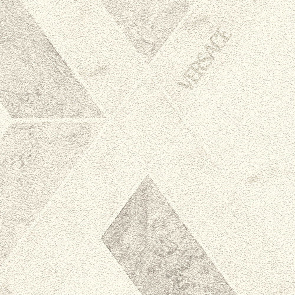 The Marble Lozenge | Cream & Smoked Grey Luxe