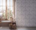The Nigella Garden Room | Smoked Grey & Blush Luxe wallpaper shown hung on a styled interior wall (official room photo)