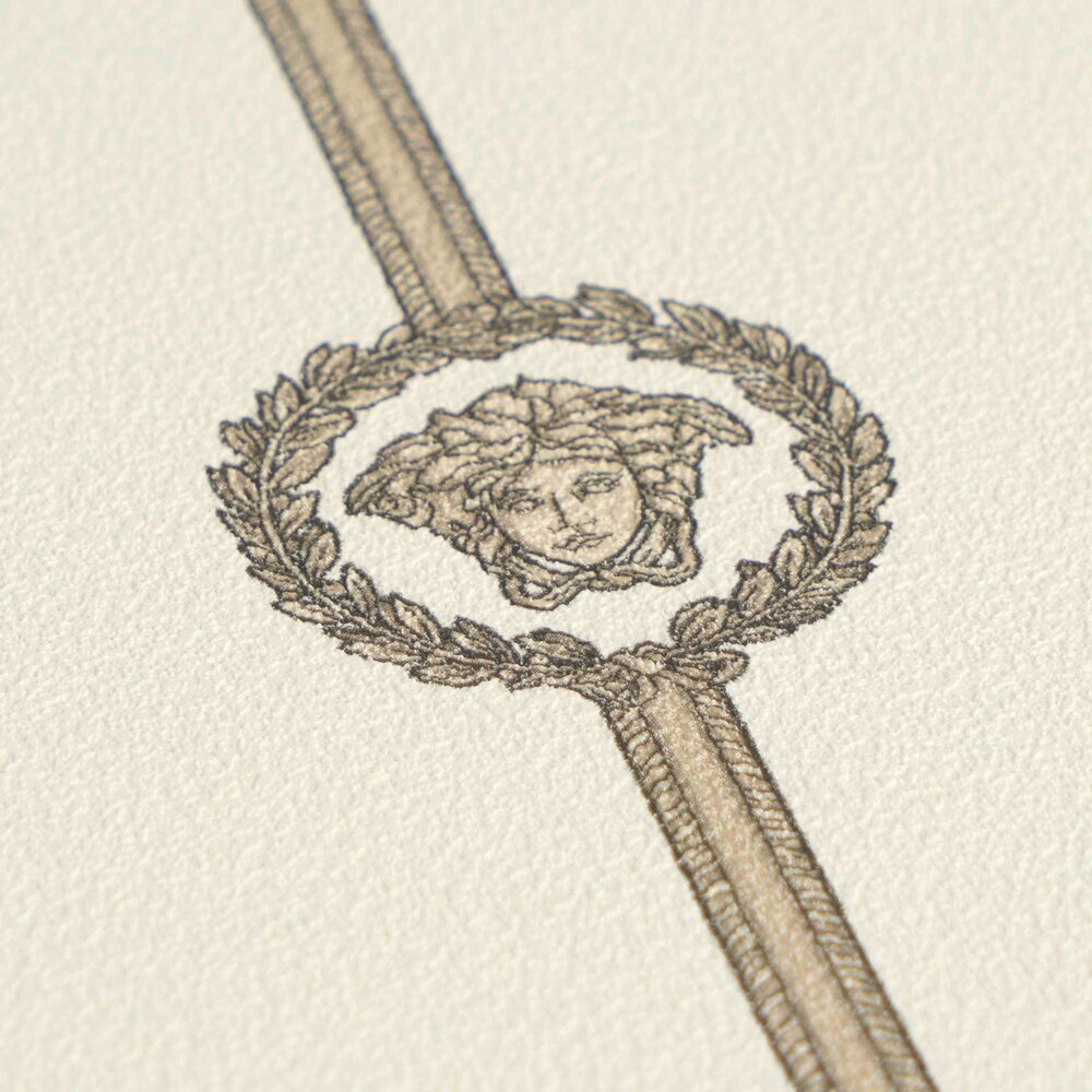 The Imperial Damask | Warm Beige & Luminous White Luxe