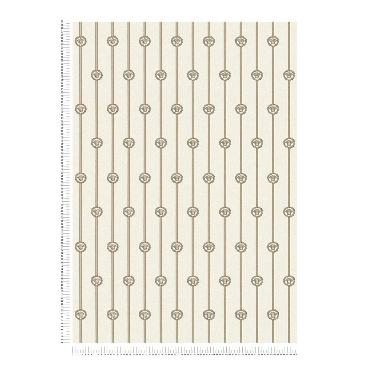The Imperial Damask | Warm Beige & Luminous White Luxe