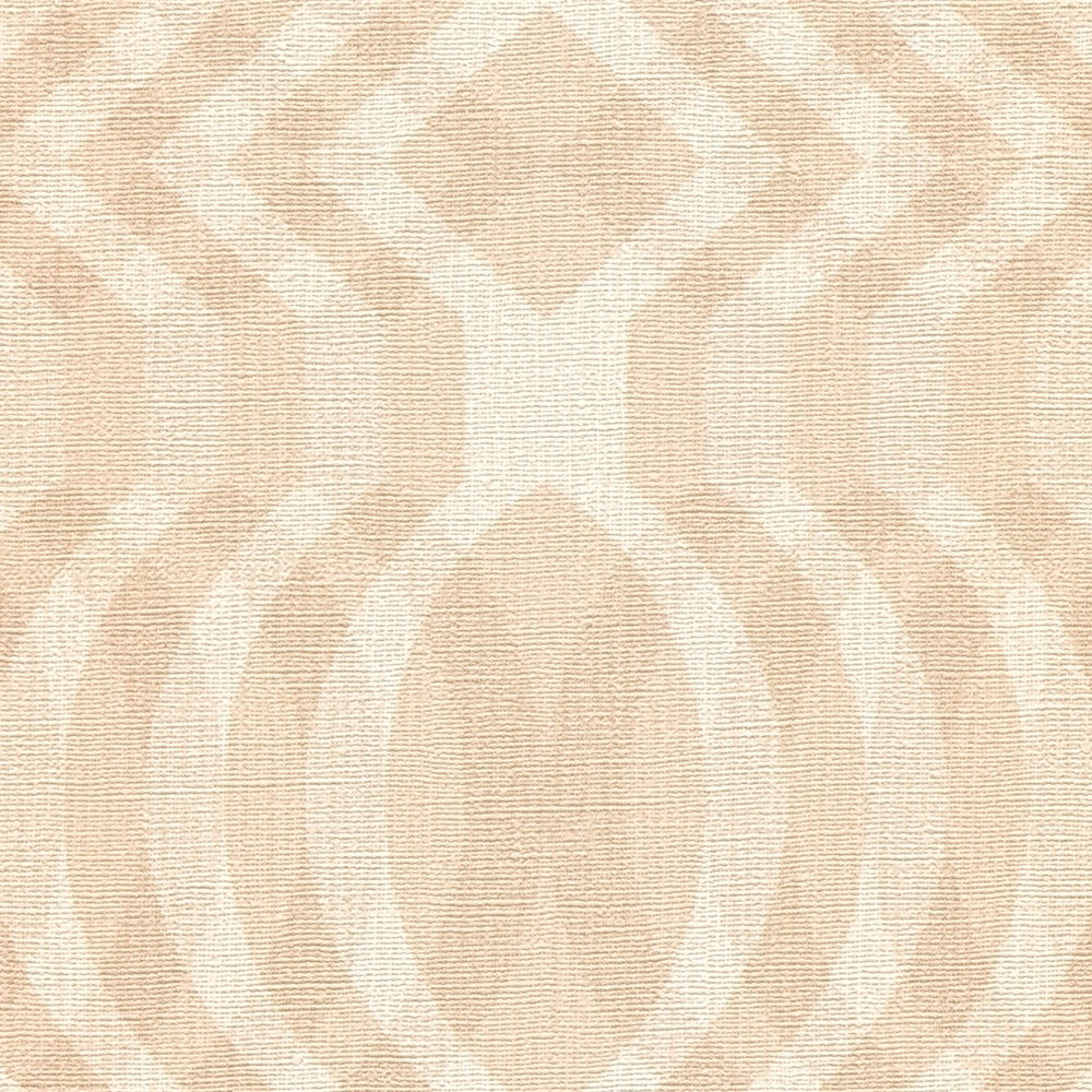 Close up of the surface texture of The Prism Passage | Warm Beige & Cream Luxe in warm beige & cream