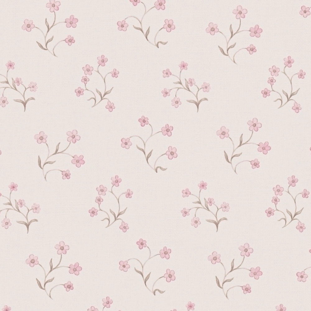 Detail of the design on The Elderflower Garden Room | Cream & Blush Luxe, cream & blush colourway
