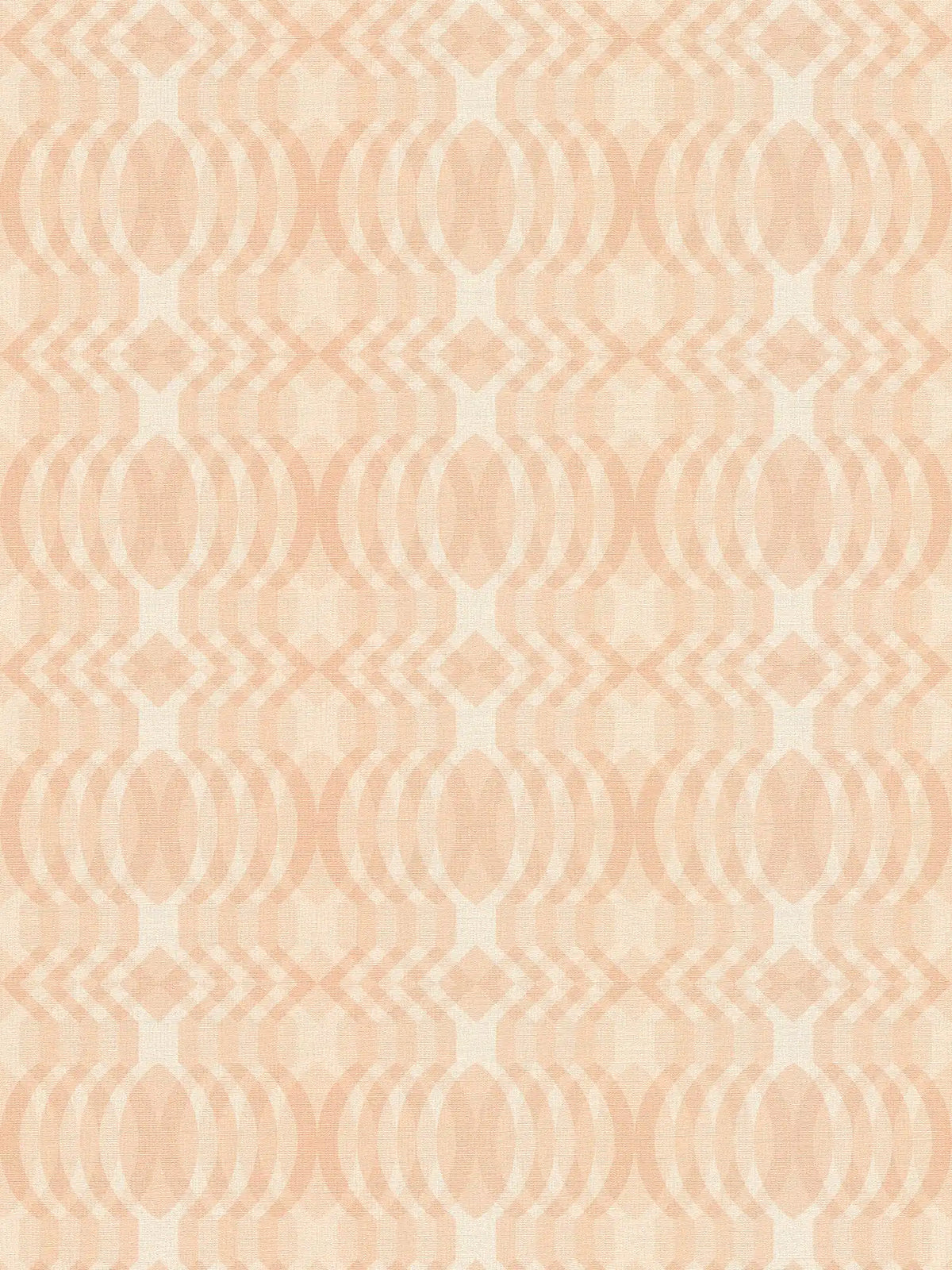 Flat view of the warm beige & cream pattern repeat of The Prism Passage | Warm Beige & Cream Luxe