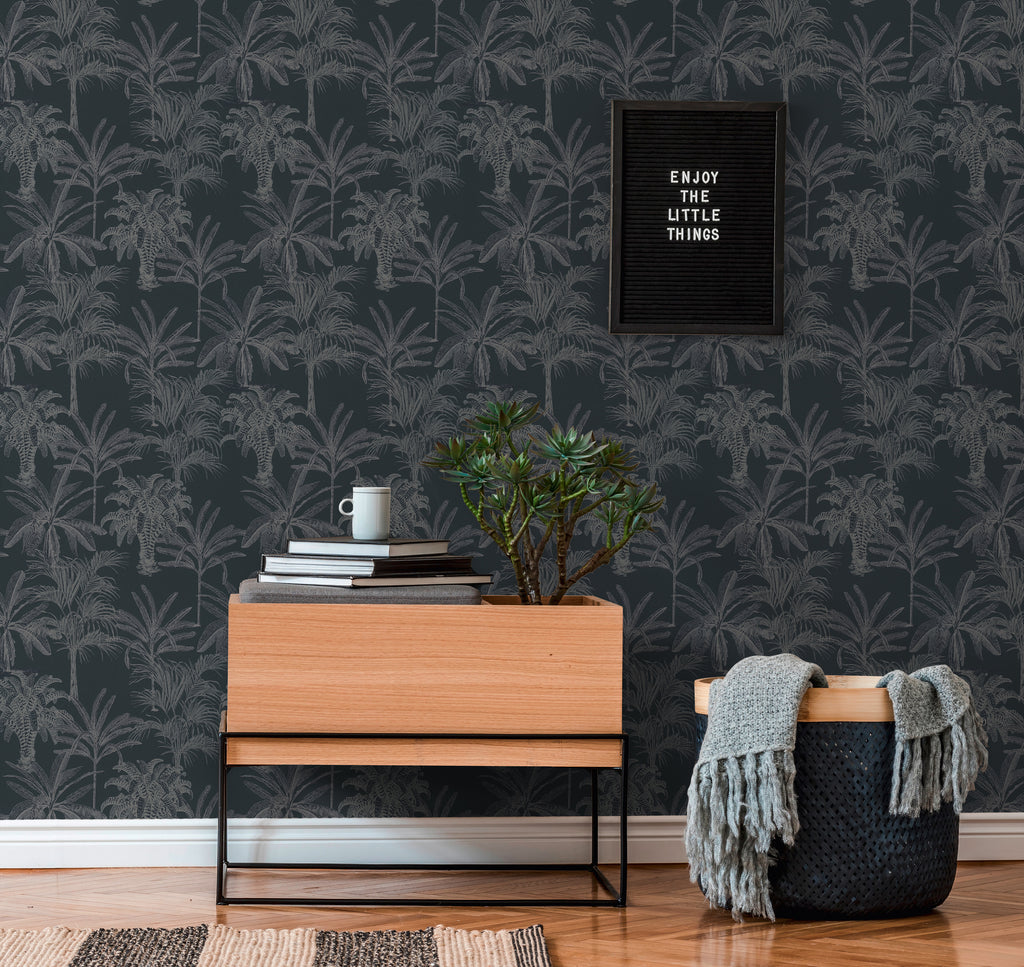 The Midnight Canopy Noir Floral Luxe