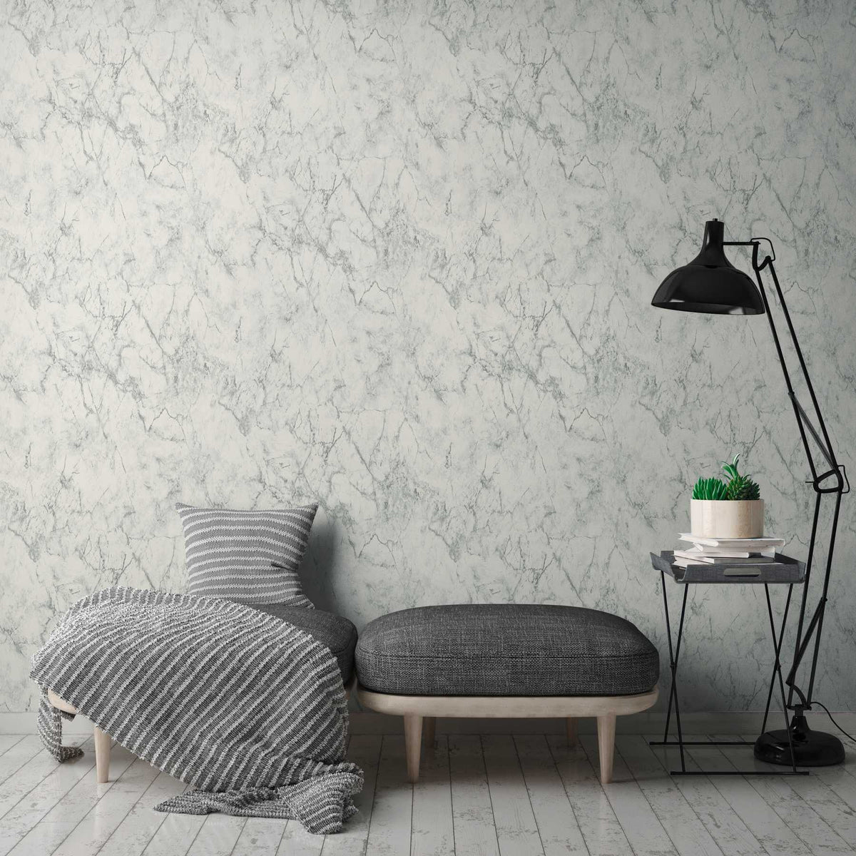 The Coral Oratory | Smoked Grey & Luminous White Luxe