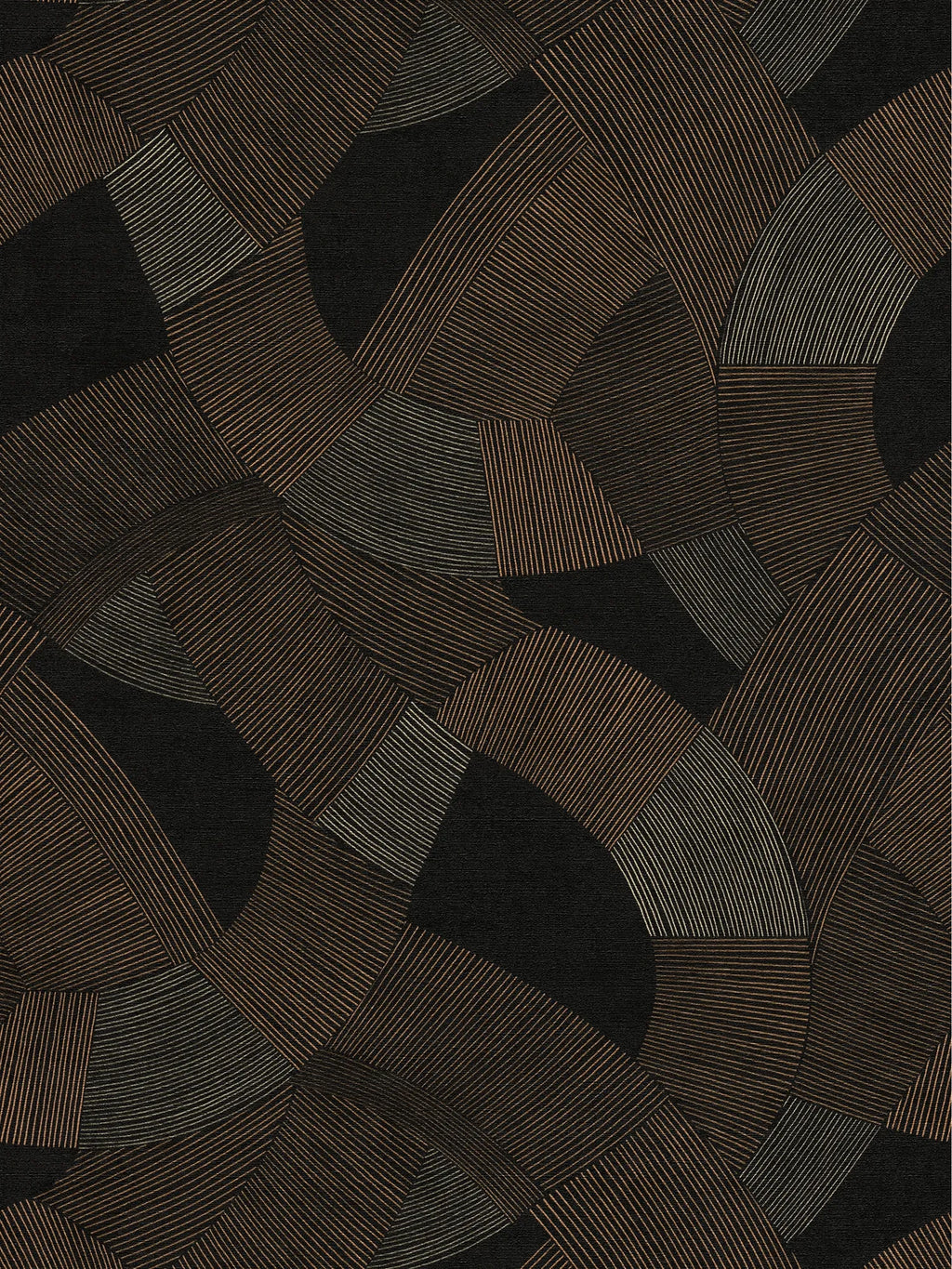 The Ochre Parterre | Deep Black & Earthy Brown Luxe