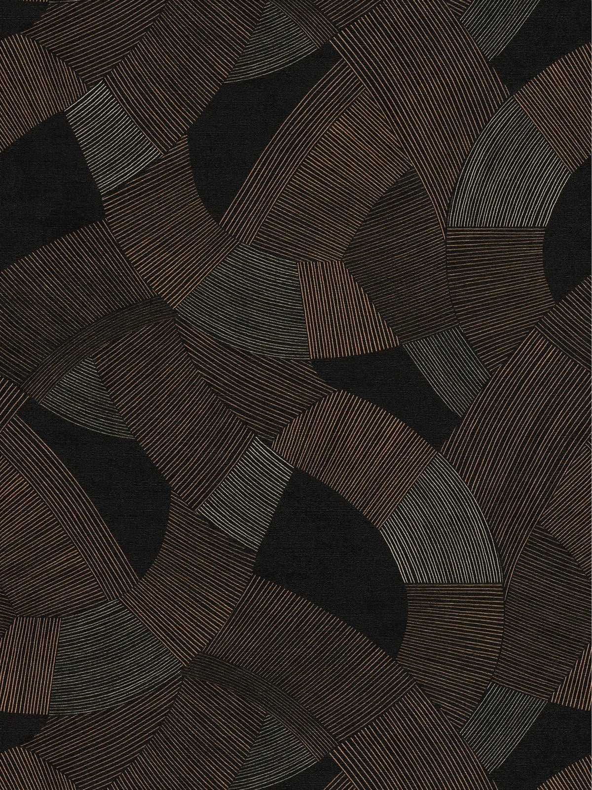 The Ochre Parterre | Deep Black & Earthy Brown Luxe