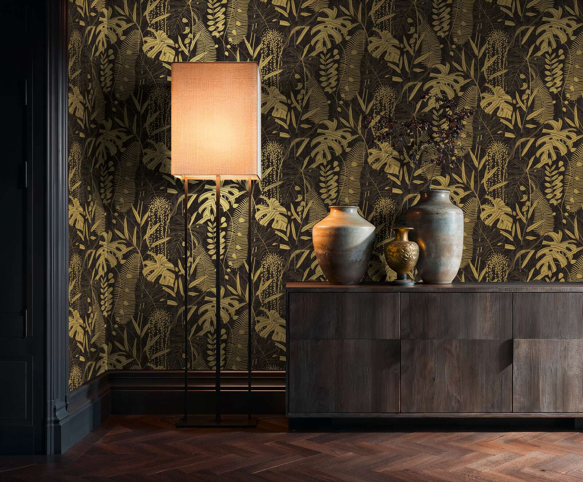 The Olive Peristyle | Deep Black Luxe