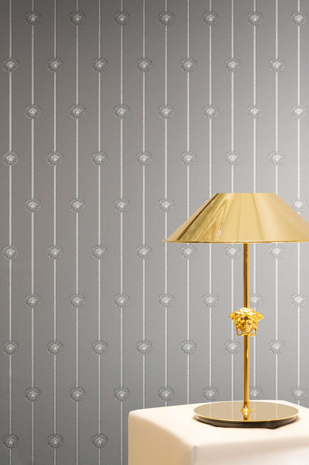 The Imperial Damask | Grey Smoked Grey Luxe