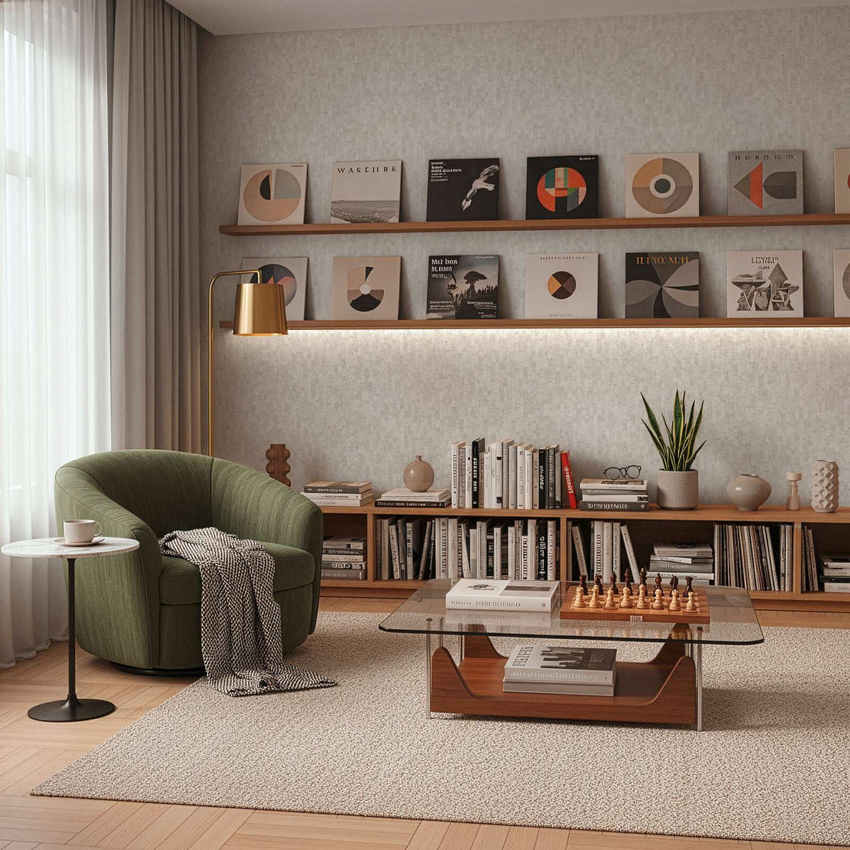 The Flax Archive | Smoked Grey & Luminous White Luxe