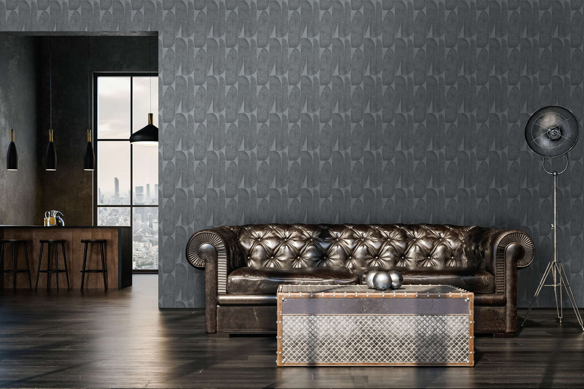 The Azure Ledger | Deep Black & Smoked Grey Luxe