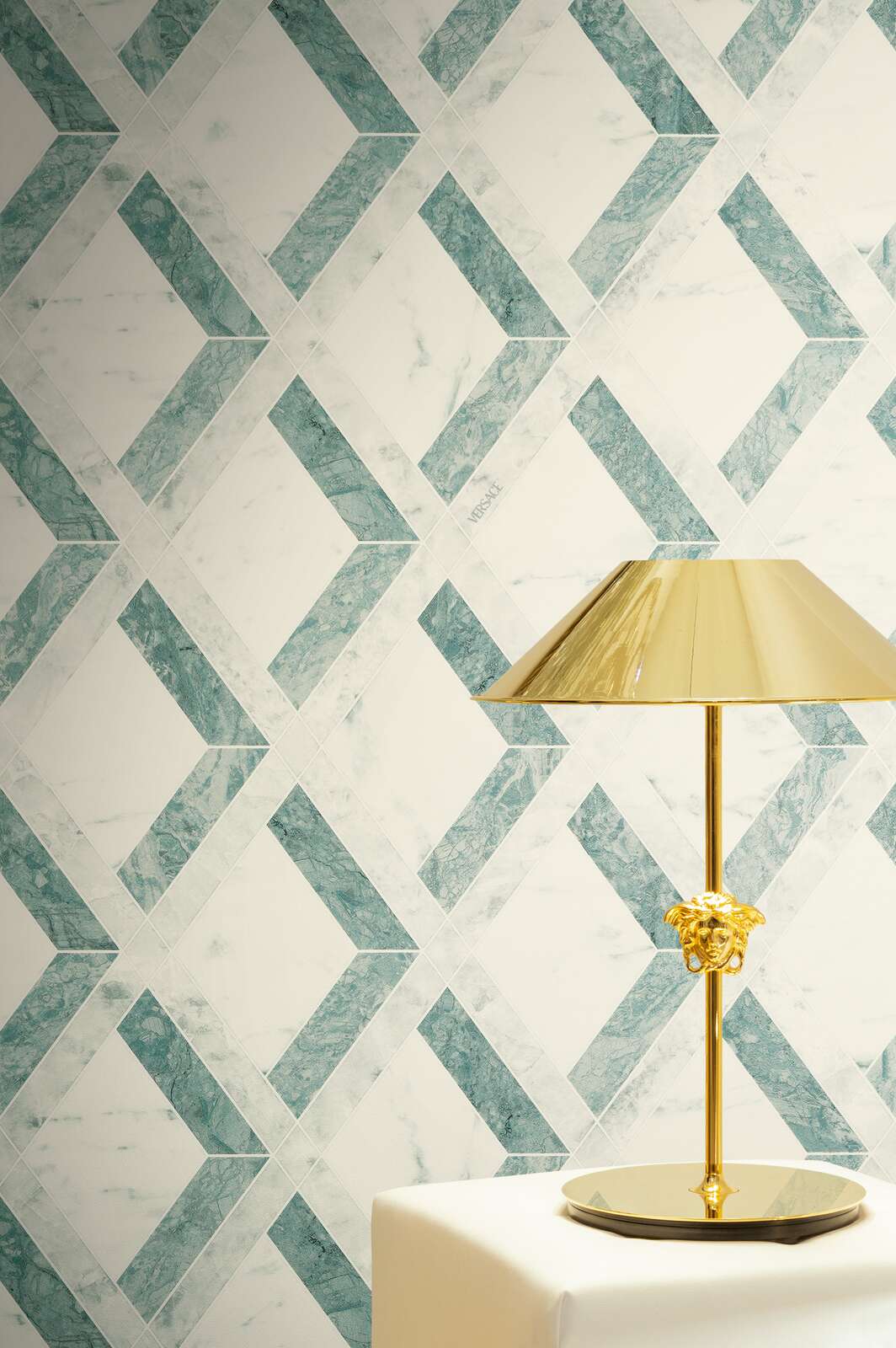 The Marble Lozenge | Cream & Sage Luxe