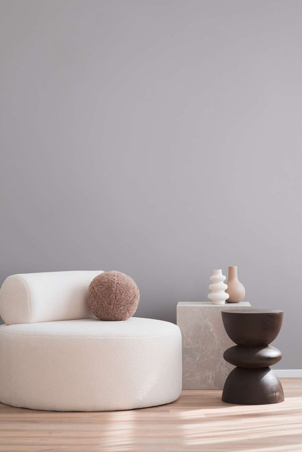 The Geometric Chevron | Platinum Monochromatic Luxe