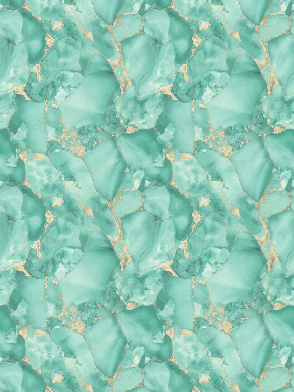The Agate Sanctuary | Mint Green & Metallic Gold Luxe