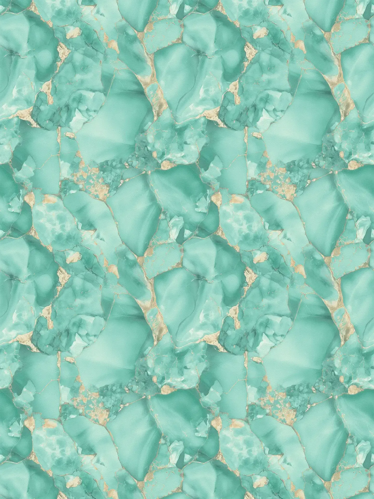 The Agate Sanctuary | Mint Green & Metallic Gold Luxe