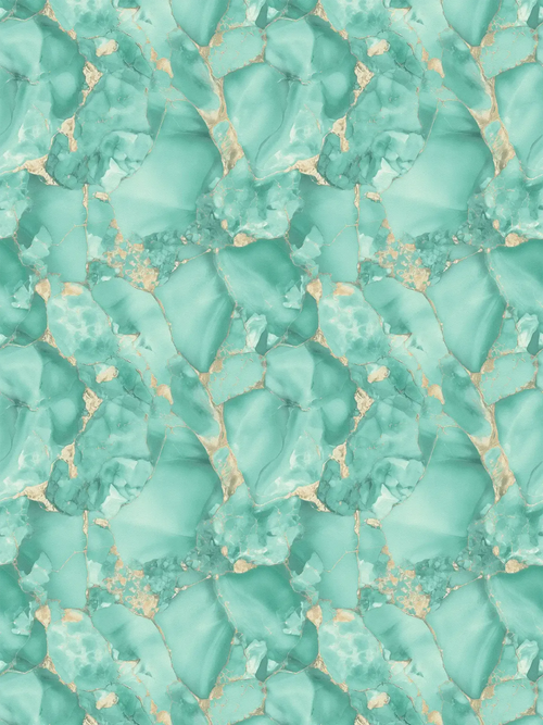 The Agate Sanctuary | Mint Green & Metallic Gold Luxe