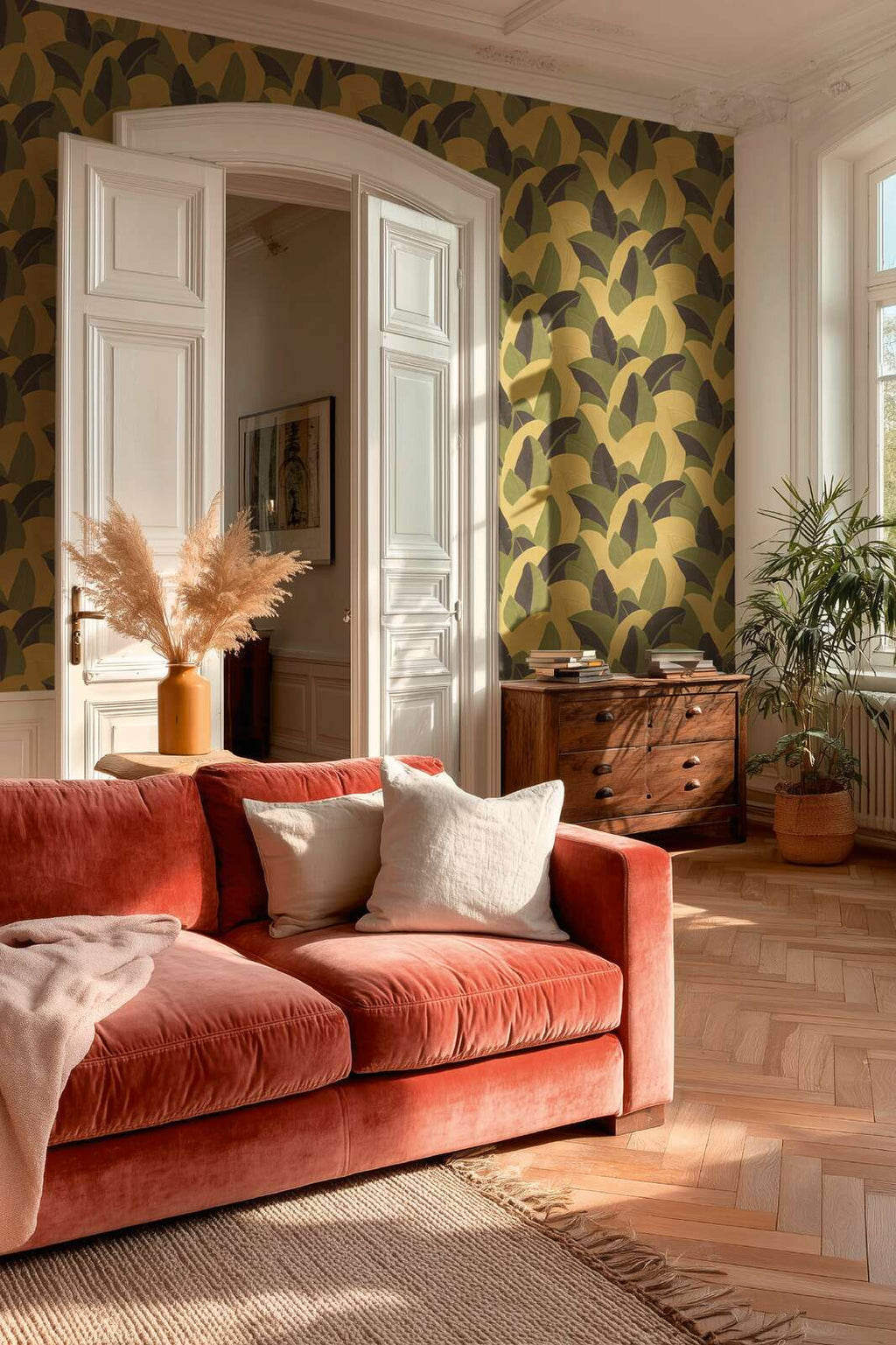 The Blush Cloister | Deep Black & Sage Luxe