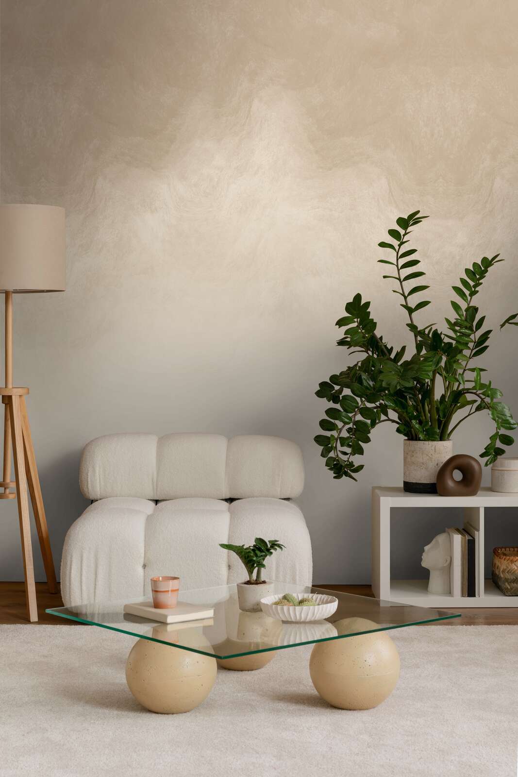 The Lilac Nook | Cream & Smoked Grey Luxe