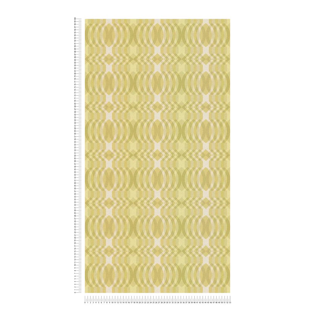 Full length view of the pattern drop of The Ogee Vestibule | Cream & Sage Luxe