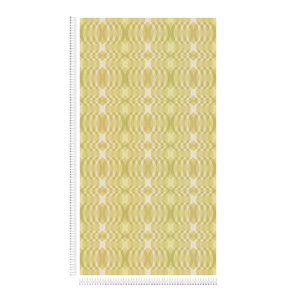 Full length view of the pattern drop of The Ogee Vestibule | Cream & Sage Luxe