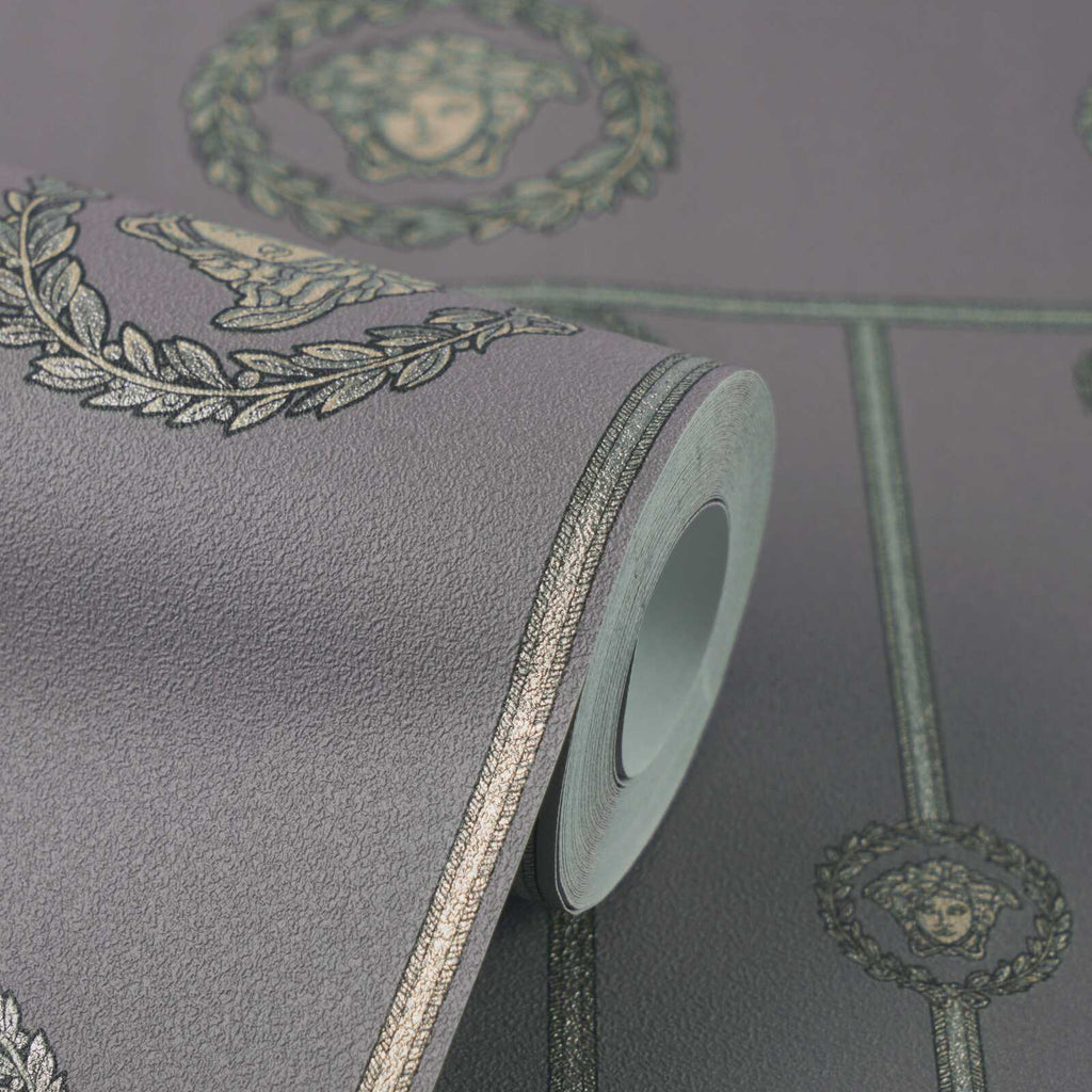 The Gilded Lattice | Grey Smoked Grey Luxe