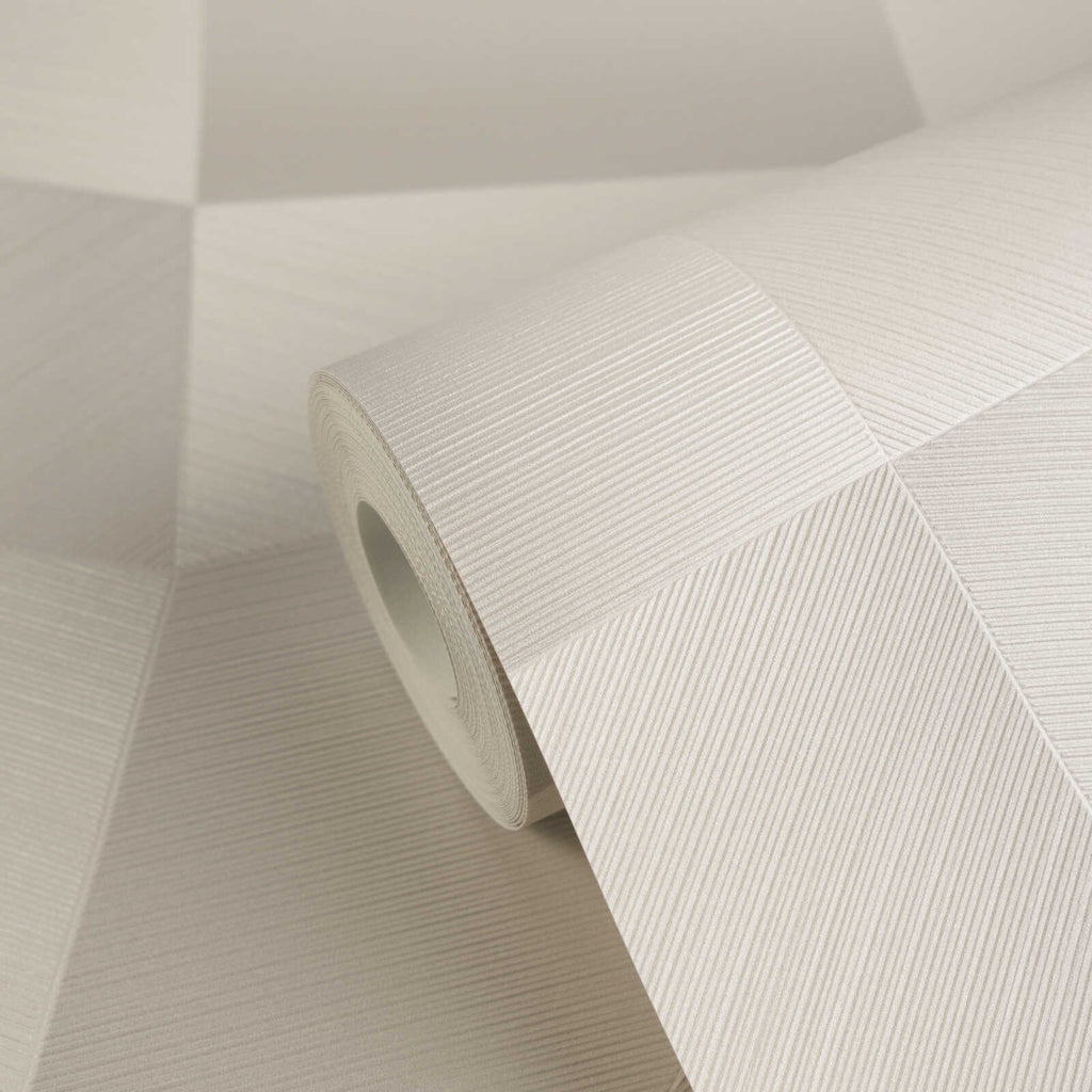 The Geometric Illusion | Smoked Grey & Luminous White Luxe