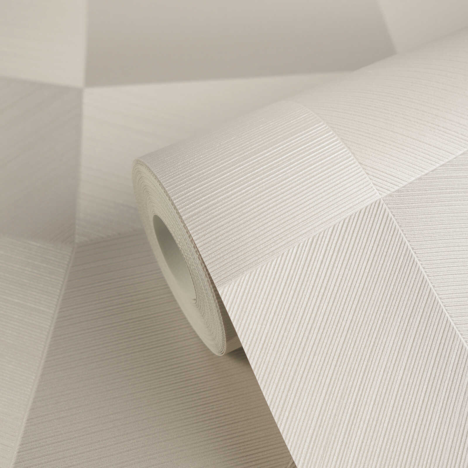 The Geometric Illusion | Smoked Grey & Luminous White Luxe