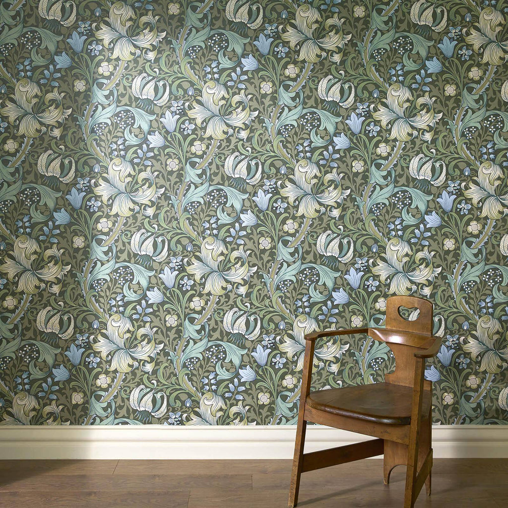 GOLDEN LILY Wallpaper - Verde — image 2