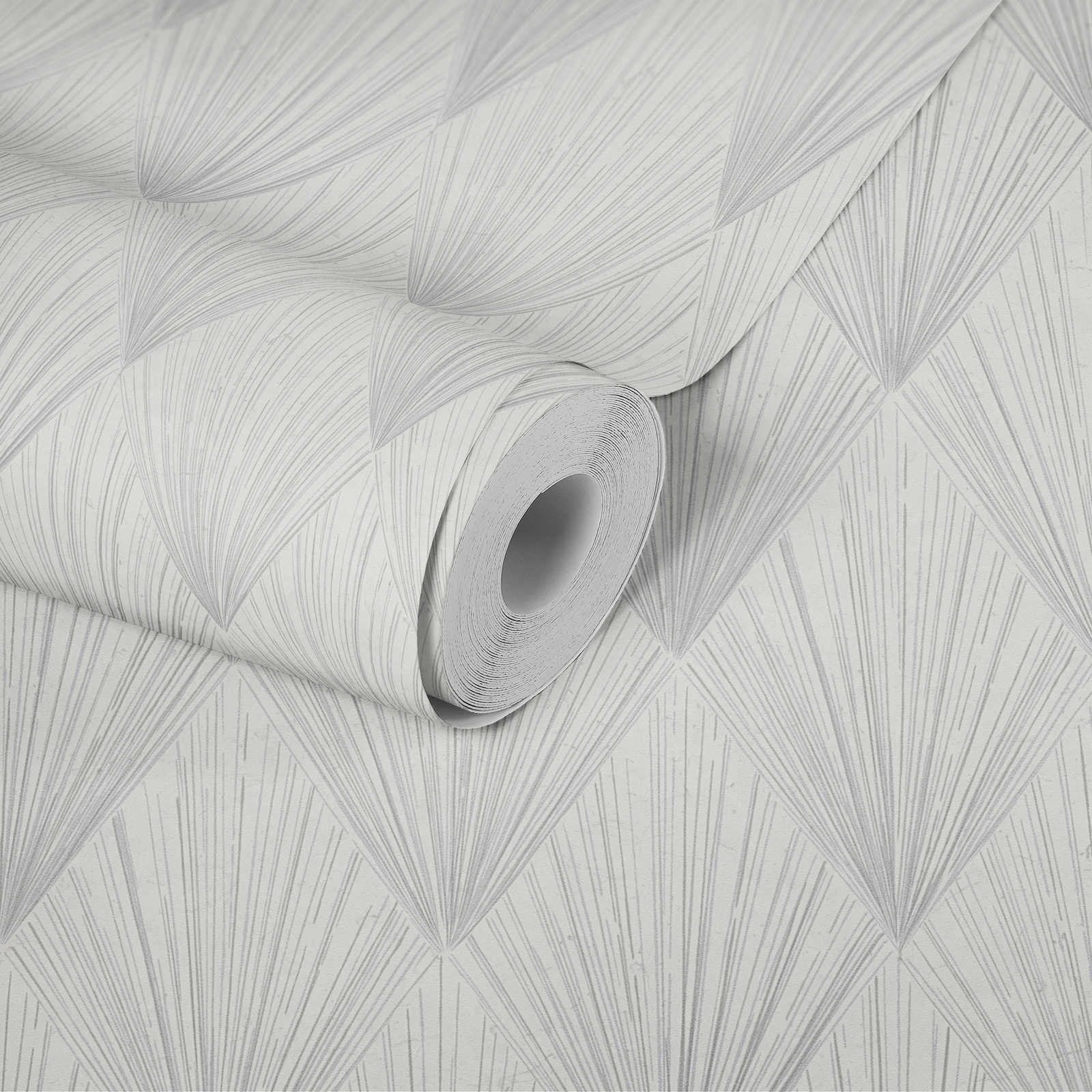 The Chrysler Fan | Silver Metallic Luxe