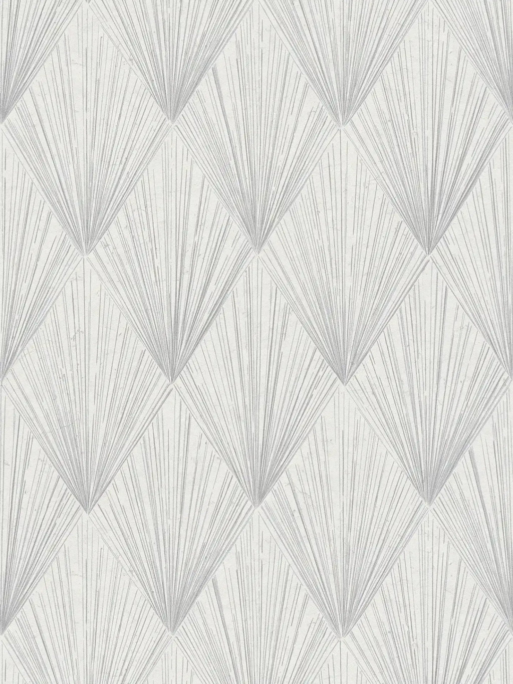 The Chrysler Fan | Silver Metallic Luxe