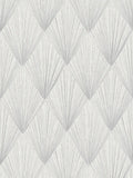 The Chrysler Fan | Silver Metallic Luxe