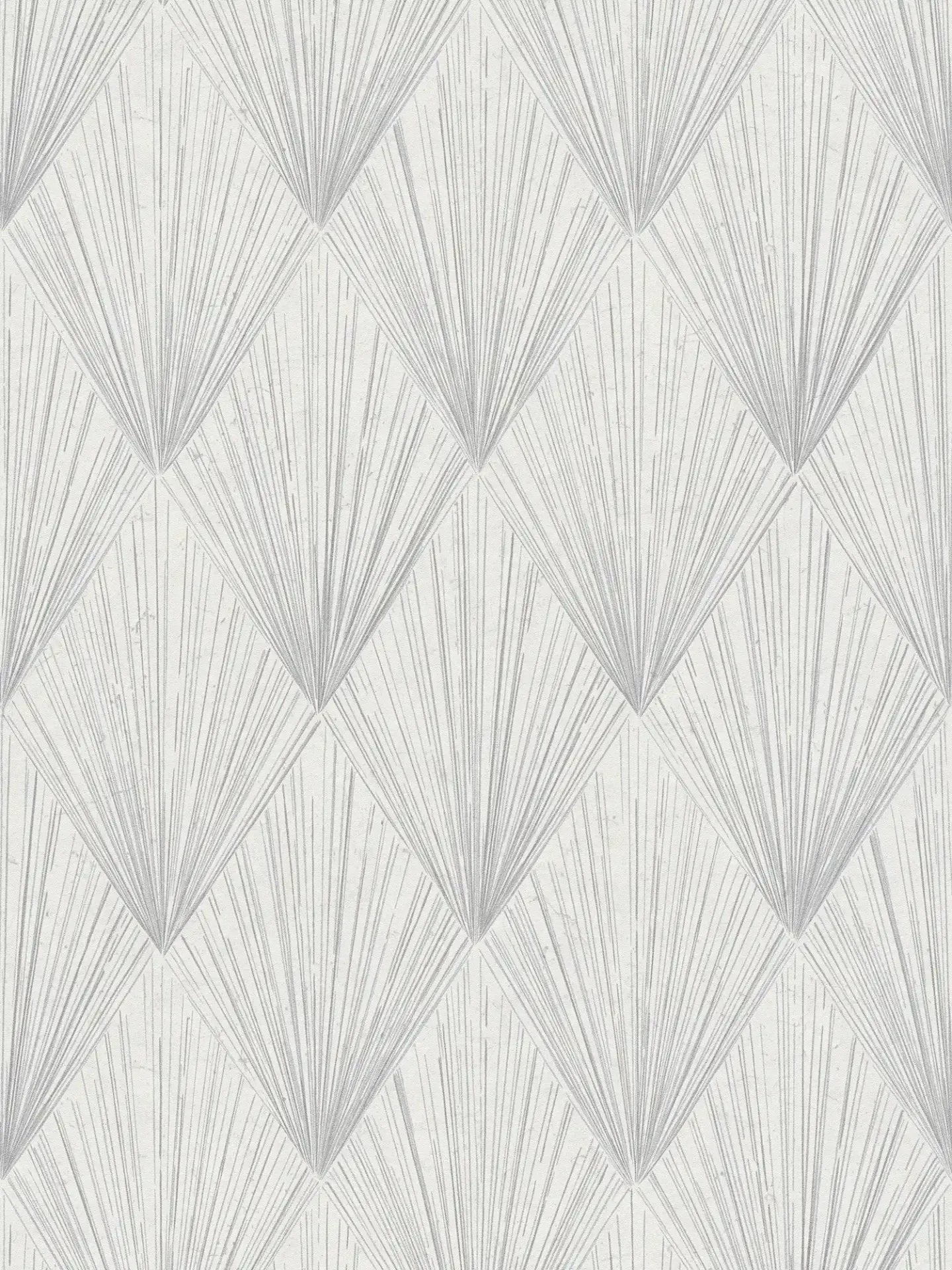 The Chrysler Fan | Silver Metallic Luxe