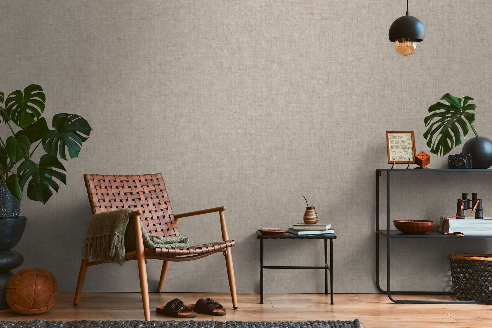 The Linear Horizon | Earthy Brown & Smoked Grey Luxe