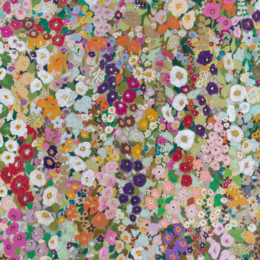 HOLLYHOCKS Wallpaper - Spring — image 1